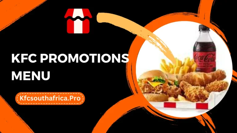 KFC Promotions Menu South Africa Prices 2024