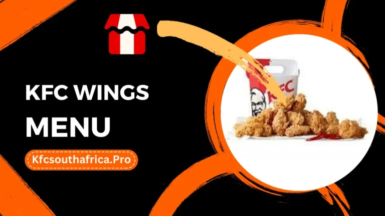 KFC Wings Menu South Africa Prices 2024