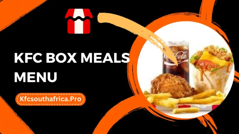 Kfc Box Meals Menu South Africa Prices 2024